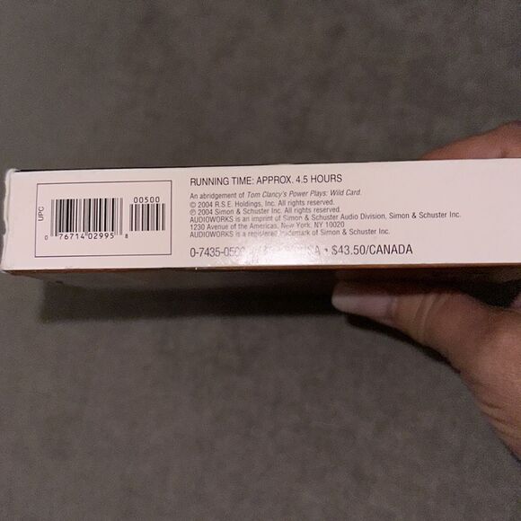 Tom Clancy’s “Power Plays Wild Card” Audiobook! - Picture 4 of 5